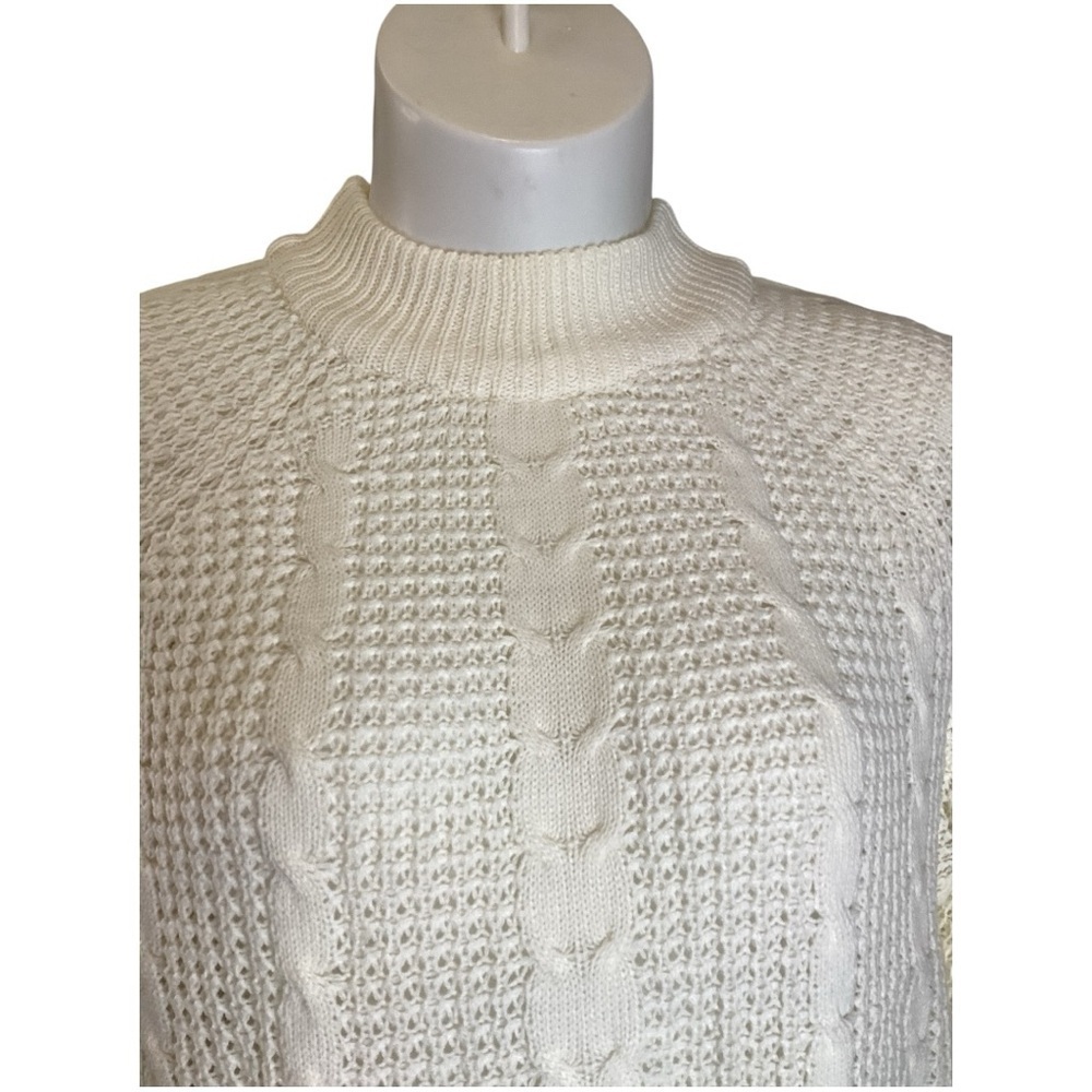 Elegant Cream Sweater for Women, Plus Size 3X - Picture 6 of 8